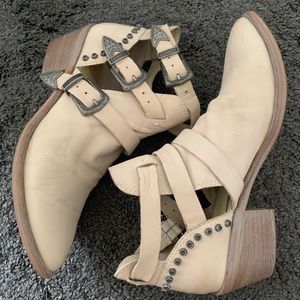 Dolce Vita Studded Ankle Strap Booties Coachella